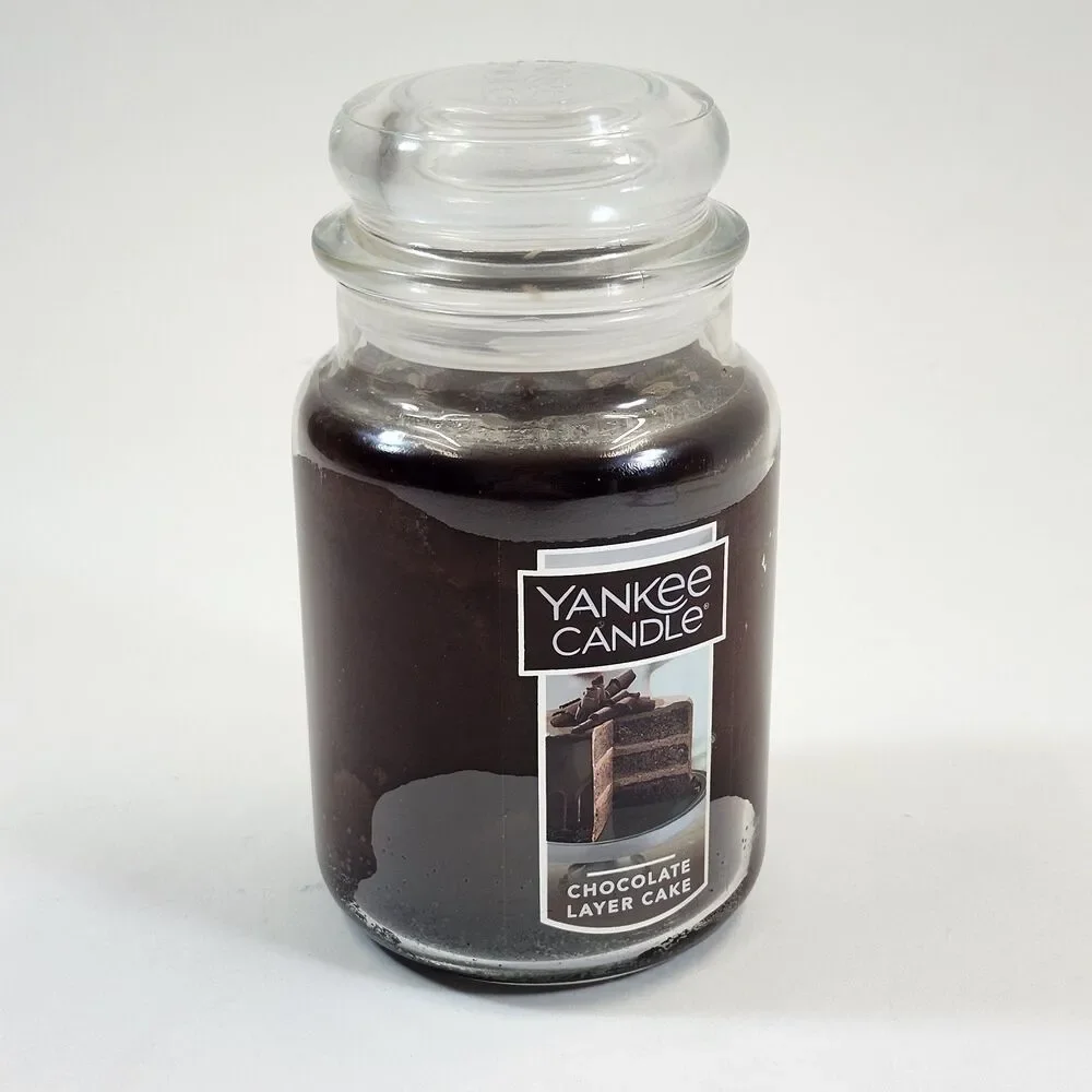 Yankee Candle Chocolate Layer  Cake Large Jar 22oz Scented NEW USA Aroma